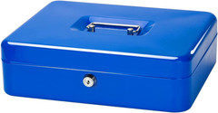 Locking Small Steel Cash Box without Money Tray,Lock Box,Black Small