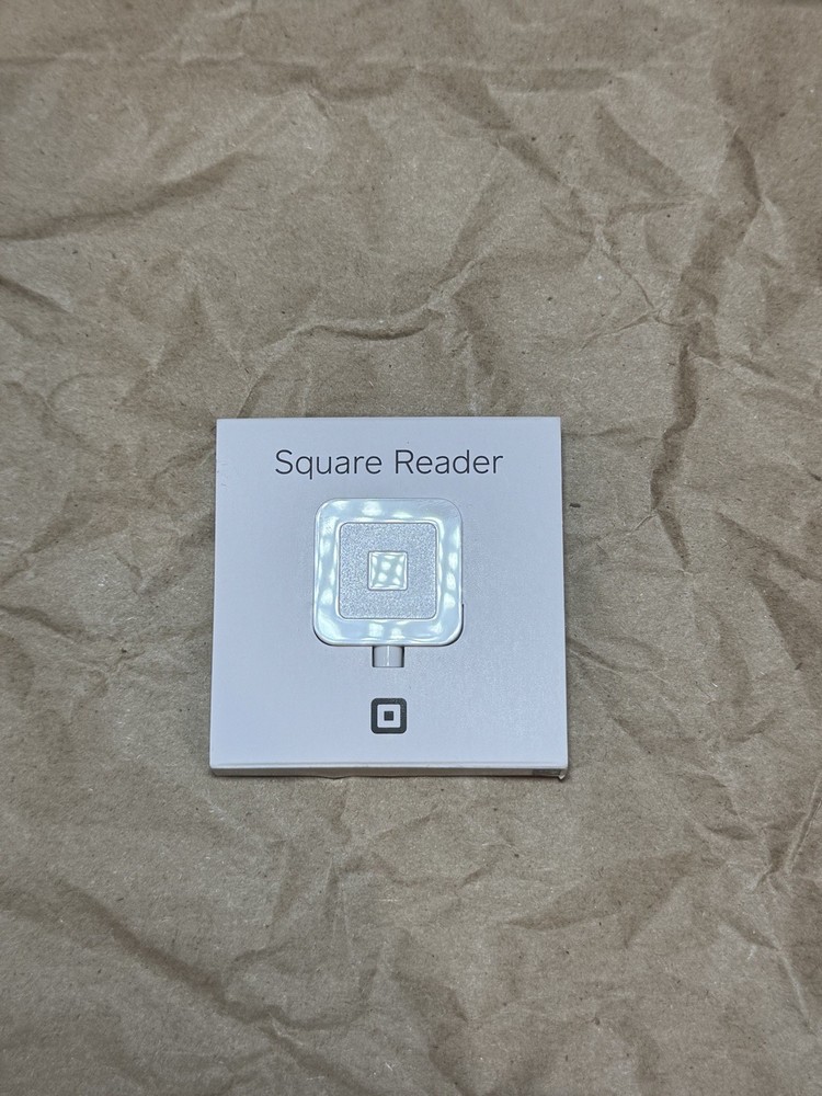 NEW Square 3.5mm Jack Credit/Debit S4 Magstripe Card Square Reader – White