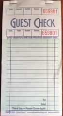 4 Pack G3616 Guest Checks Book Waitress Pad 15 Line 100 Page Booklet NEW Paper