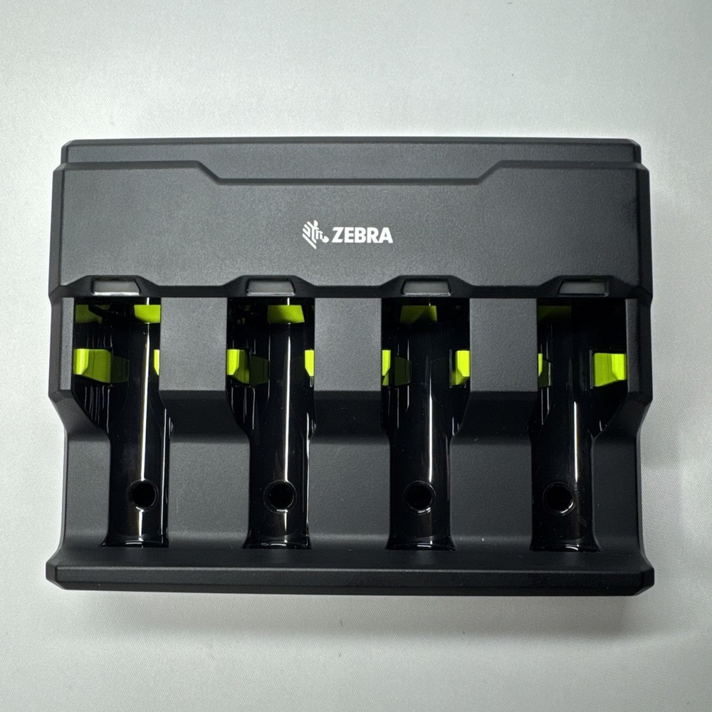 4-Slot Battery Charger Kit fits Zebra SAC3600-KIT Power Assembly Not Included