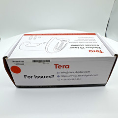 TERA 5100 1D Laser Barcode Scanner 2.4G Wireless USB Wired Orange
