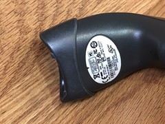 Zebra LS1203-CR10007R Handheld Scanner 5+/-10%VDC 100mA 650nm Laser diode 100SPC