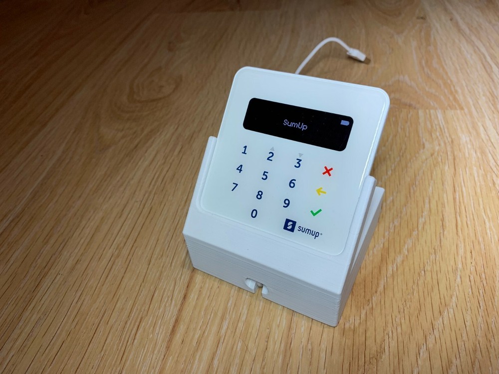 Stand for SumUp Air card reader/terminal with cable cutout ***STAND ONLY***