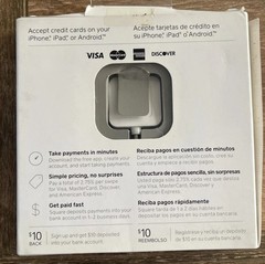 Square A-PKG-0206-01 Credit Debit Card Reader – White for Apple iPhone——2