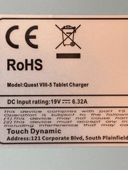 Lot of Touch Dynamic 5EA Quest VIII Rugged Tablets 5EA extra Battery, Chargers
