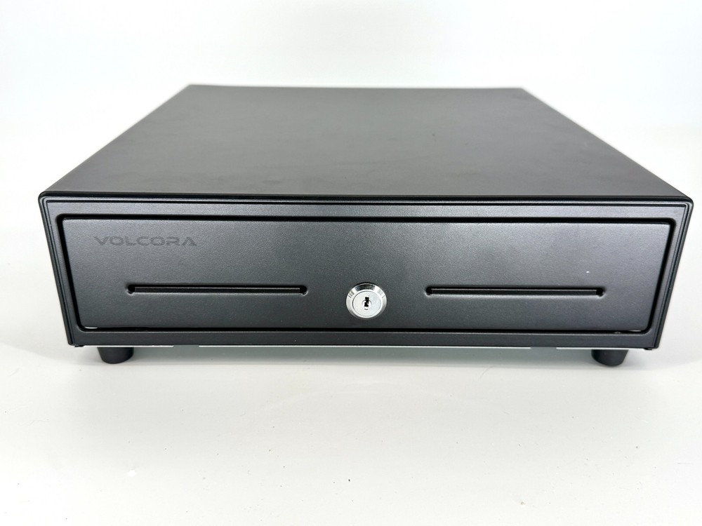 Volcora POS Cash Drawer 13″ Model 500022 No Cables Untested As-Is