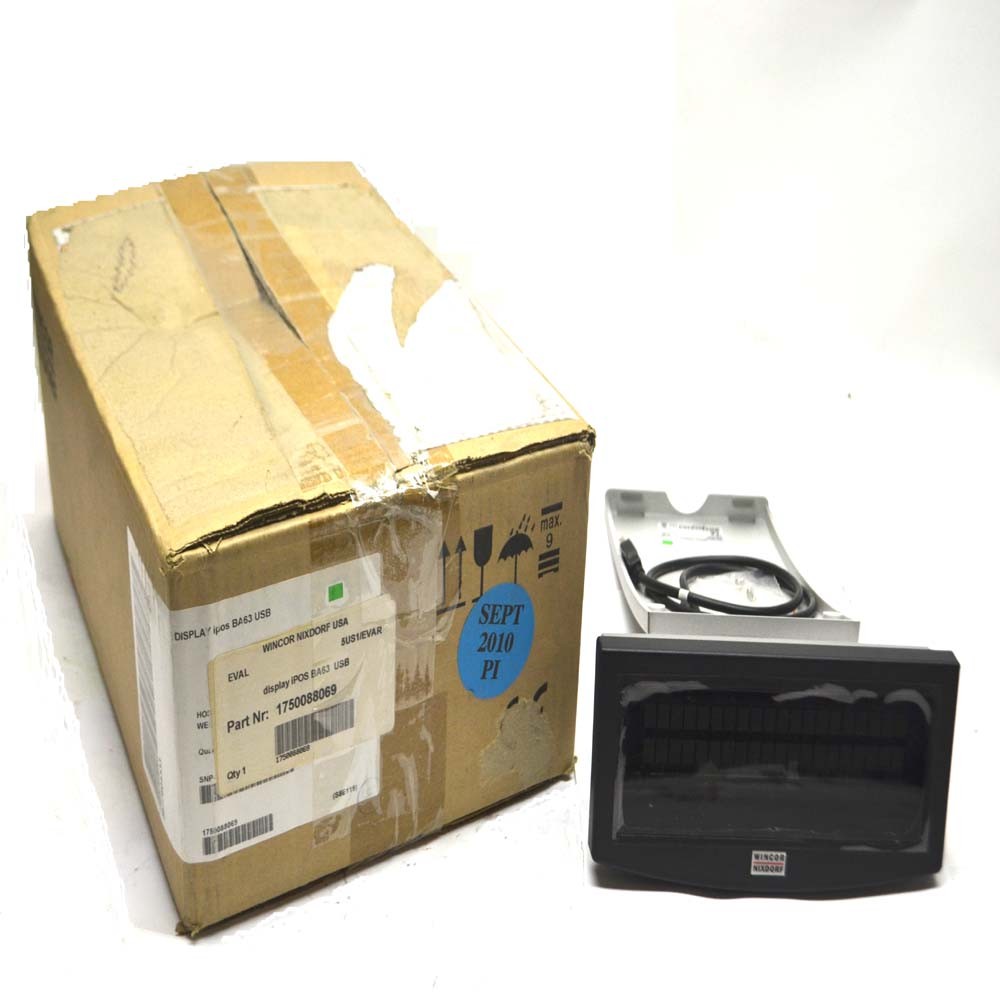 NEW Wincor Nixdorf 01750088069 BA63 USB iPOS Digital Display Unit +/-5V