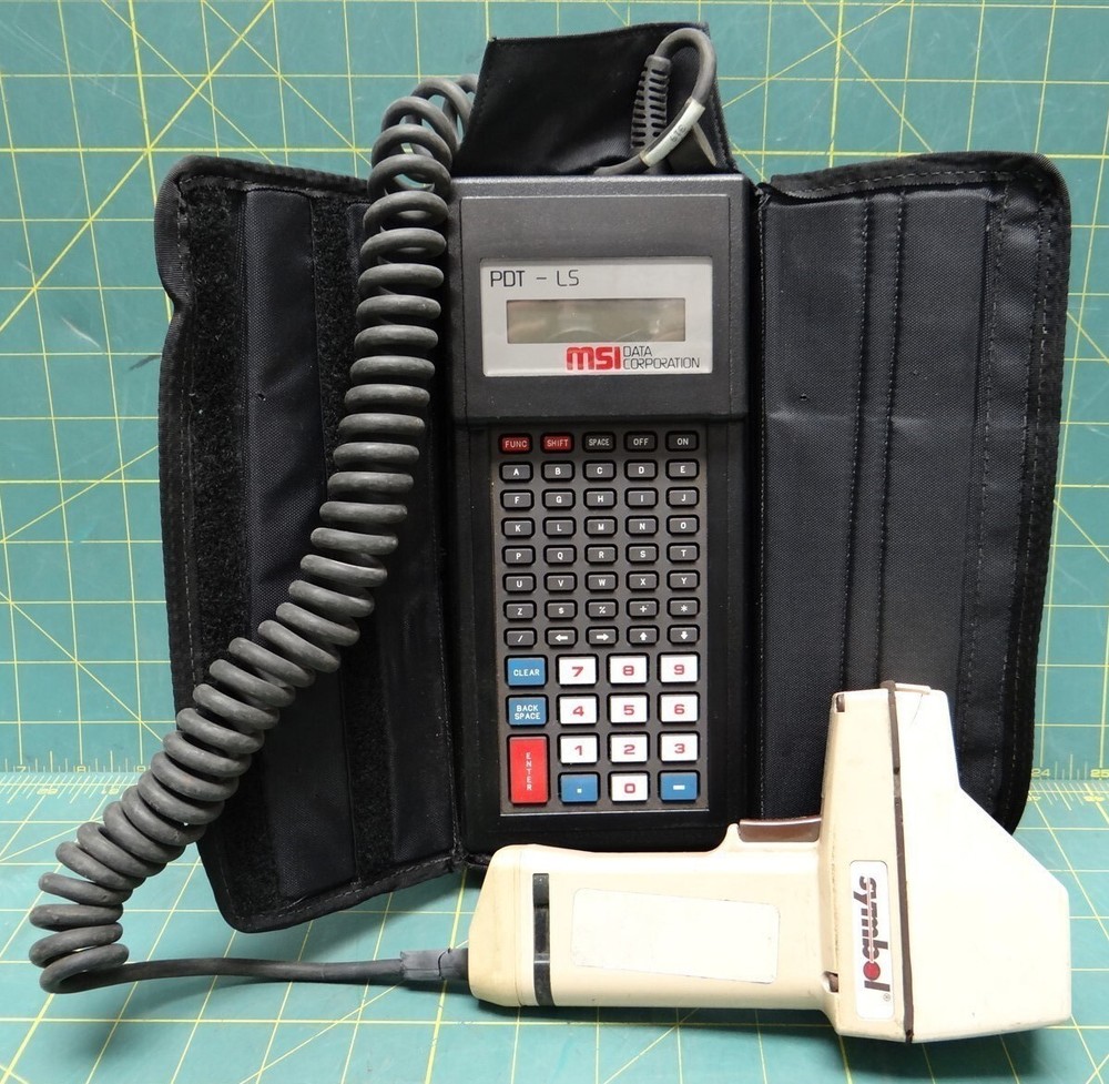 MSI Data Corp PDT-LS Portable Data Terminal Scanner RS232 UNTESTED with Scanner