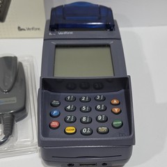 Verifone NURIT 8000S Wireless Credit Card Terminal w/Accessories *tested, works*