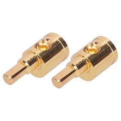 Fydun 2pcs 0GA Wire Reducer Terminal Connector 1/0 Gauge to 4 Gauge Wire Redu…