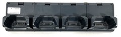 LOT OF 2 Intermec 1002UU05 CN70 4-Bay Network Charging Cradle w/ AC Adapter