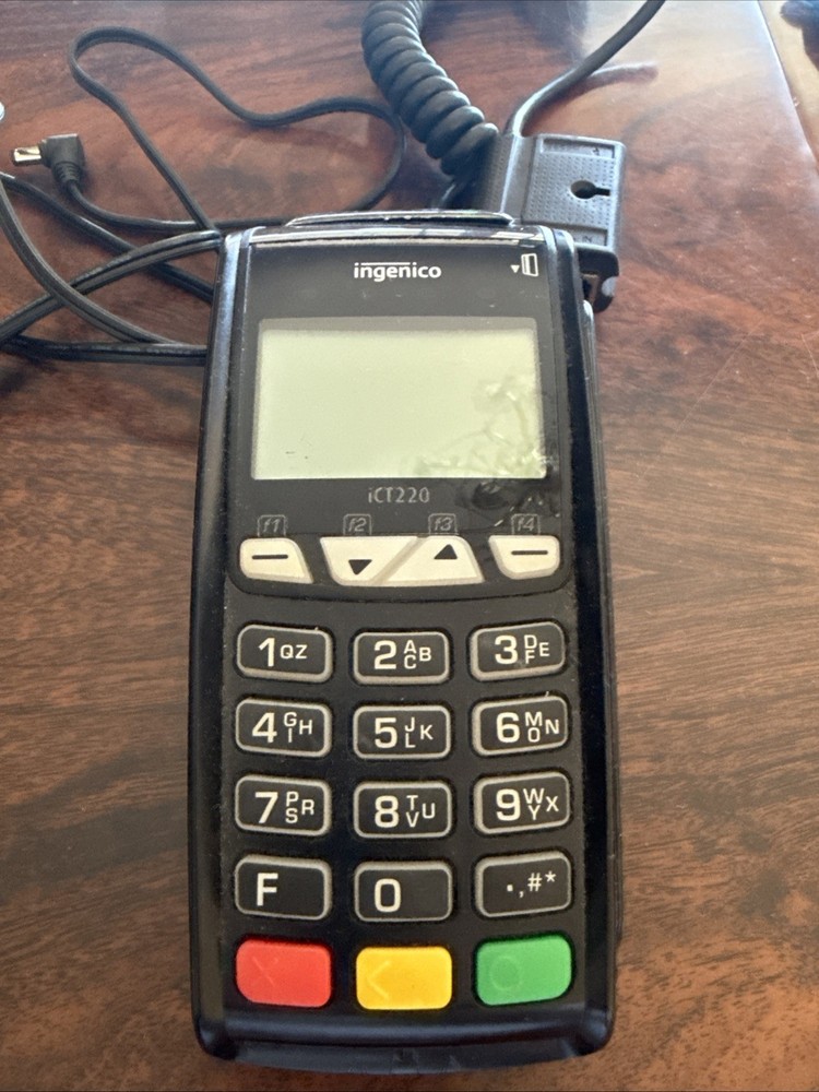 Ingenico iCT220 Credit Card Terminal Power Adapter Included