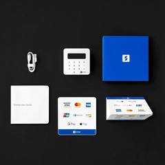 SumUp Plus Card Reader, Bluetooth – NFC RFID Credit Reader for White