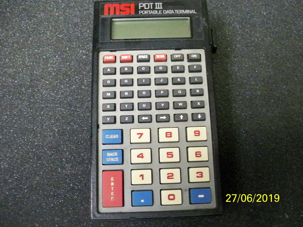MSI PDT III Portable Data Terminal Model 1400 51228-11-00