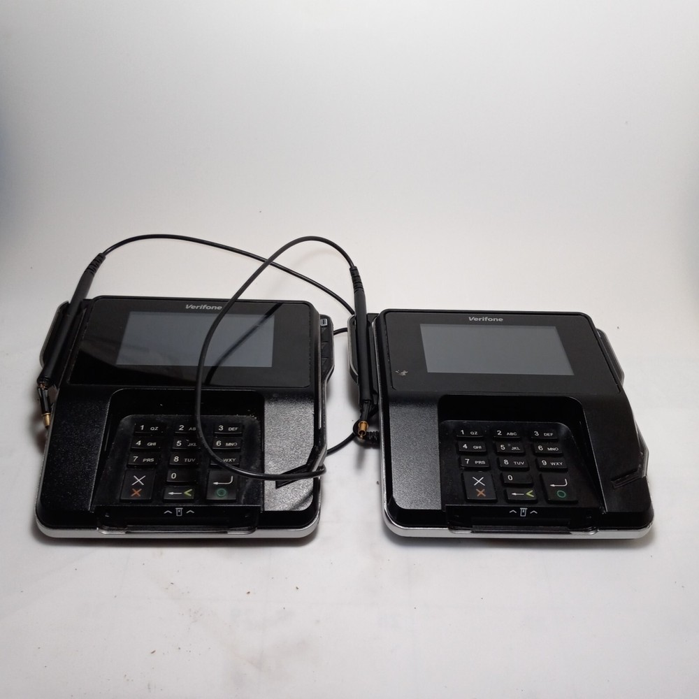 Lot of 2 Parts Only Verifone MX915 Credit Card Terminal POS W/Chip Reader NO AC