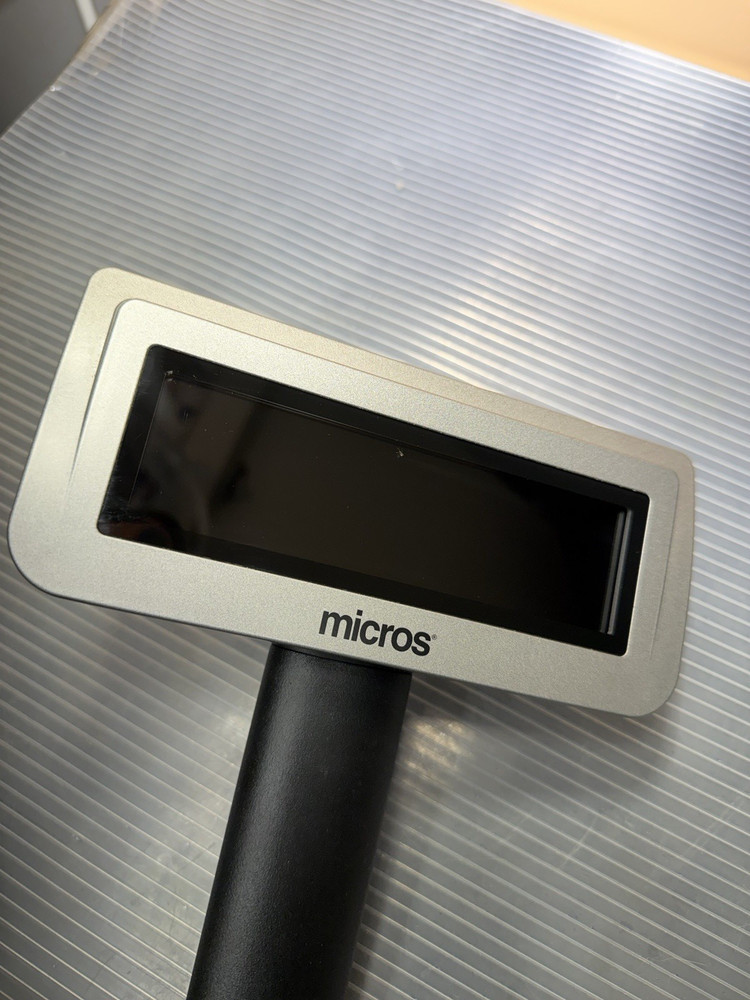 Micros Oracle Series 2 LCD Customer Display w/ 18″ Pole & Cable 700827-028