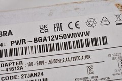 Zebra Power Adapter PWR-BGA12V50W0WW SAWA-56-41612A Genuine OEM Replacement