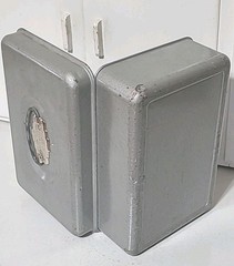 Utilco Cash Box, Vintage Union Steel, No Key