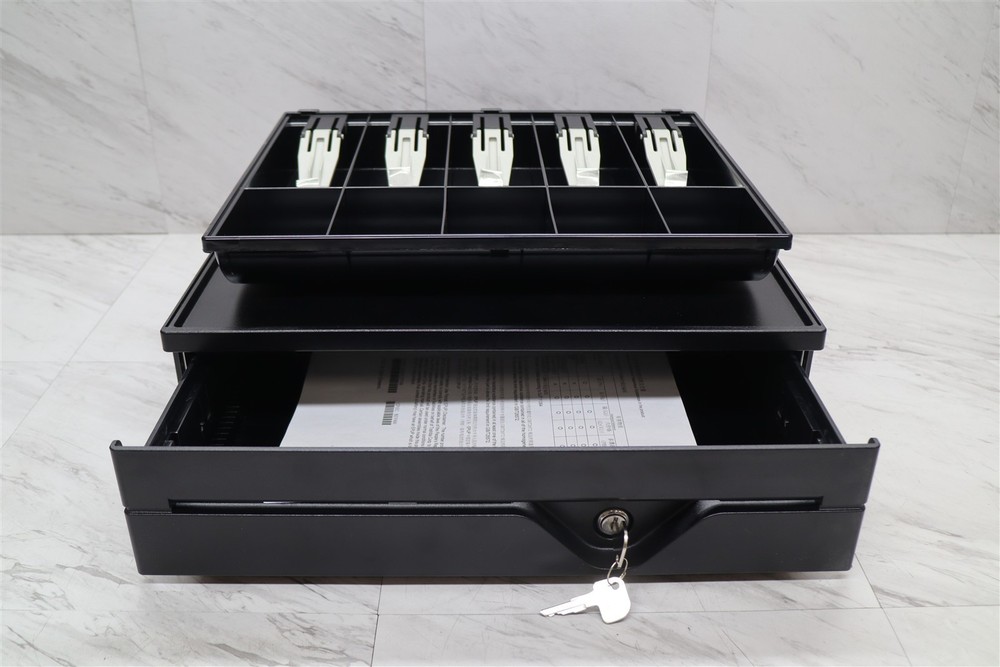 NEW IBM Locking Cash Register Drawer POS w/ Key