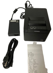 LOT of 4 CITIZEN SYSTEMS CT-E301 USB Ethernet RS-232C POS THERMAL PRINTER w/ PWR