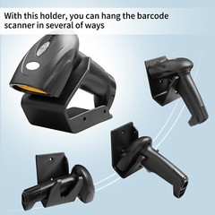 Universal Handhold Barcode Scanner Holder Wall Mount Barcode Scanning Bracket