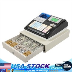 NEW Electronic Cash Register 48 Keys Cash Management System with Thermal Printer