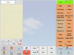 15″ Touchscreen All In One POS System Restaurant Point Of Sale 2 Printers