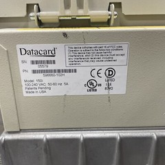 Datacard 150i Card Embosser Personalization System w/ Power Cord – PLEASE READ
