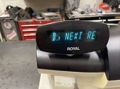 Royal Alpha 601 SC Cash Management Register Full Keys Powers Up Error Screen #1