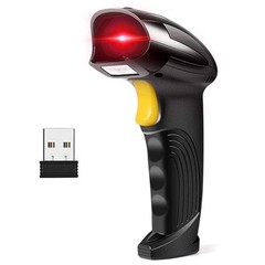 Wireless USB Quick Laser Barcode Scanner Reader for Library Warehouse