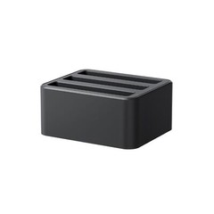 Yellow Electronic Device Docking Station Fast Charging for Three Batteries
