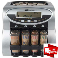 Commercial Coin Counter Sorter Machine Fast Sorting Digital LCD Money Change