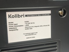 Kolibri Automatic Bill Counter Excellent Condition