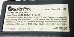 Verifone PinPad 1000 SE Pin Pad POS Payment Terminal Credit Card Fully Tested
