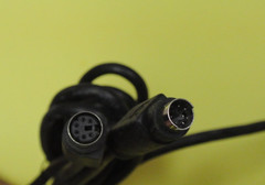 UNITECH MS210- 1BG BAR CODE READER With PS2 (Round 6-Pin Male/Female )Connection