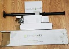 Compulocks Rise Freedom 2.0 Rolling Floor Pole Stand Kiosk New Open Box