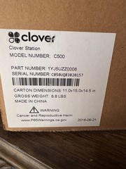 Clover C500 POS Terminal System New Open Box Never Used Restaurant Retail