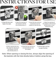 Lockable Cash Box With Key Aluminum Money Storage Box Currency Tray Organizer