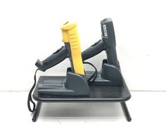 Lot of 2 Honeywell LXE MX7 Mobile Scanners W/ Spare Batteries & Charging Dock