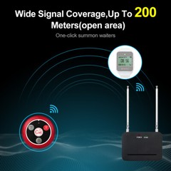 TD021 Wireless Repeater Signal Amplifier Extender for Restaurant Calling System