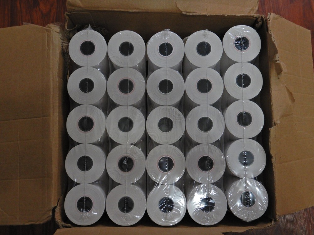 2 1/4″ (2.25″) x85 ft Thermal Paper Receipt Rolls POS Cash Register 50 Rolls