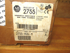 Allen Bradley 2755-HUG-4 *NEW OLD STK* Bar Code Scanner Handheld Undecoded