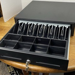 APG Heavy Duty Cash Drawer Register Till 24V Metal 5 Bill 8 Coin w Keys 37965600