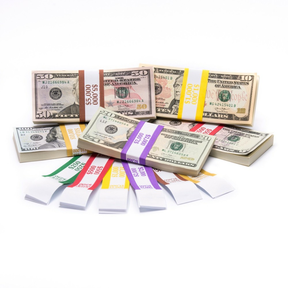 Color-Coded High Dollar Currency Band Set