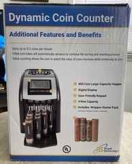 Royal Sovereign • FS-44P • 4 Row Electric Auto-Advance • Coin Sorting Machine