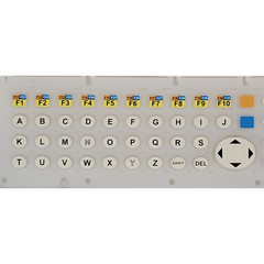 Teklogix 8055 or 8060 ABC F30 Rubber Keypad Assembly. Keypad Only.