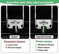 Secure Cash Box with Key Lock – Durable Steel, Spill-Proof Coin Tray, Portable C