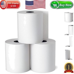 10 Pack of 3″ x 128′ Point of Sale Printer Paper – Efficient, Clear Printing