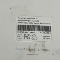 GoDaddy Poynt PST3 Smart Terminal Card Reader (No Power Block or Dock Included)