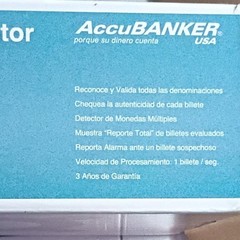 AccuBANKER D500 Wired Super Dollar Authenticator Counterfeit Detector Machine